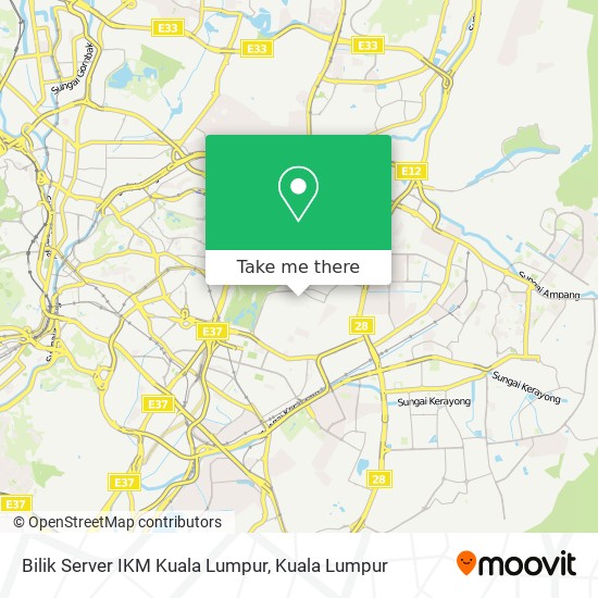 Peta Bilik Server IKM Kuala Lumpur