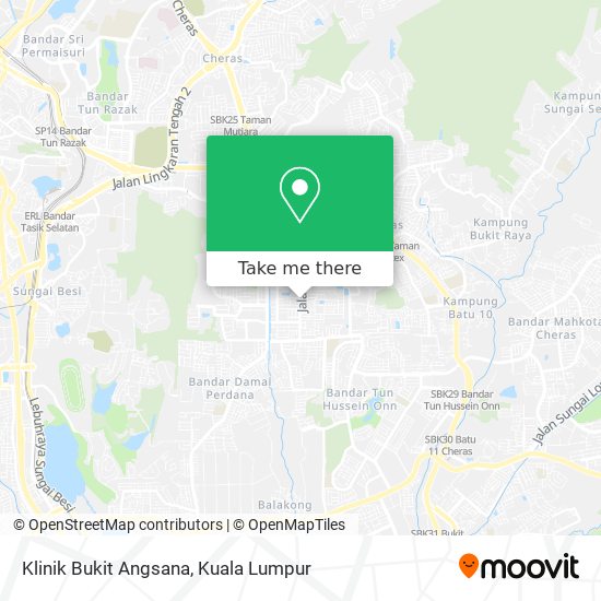 Peta Klinik Bukit Angsana
