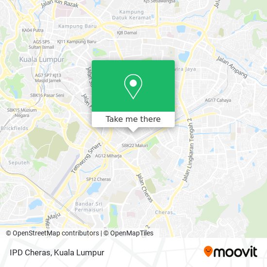 IPD Cheras map