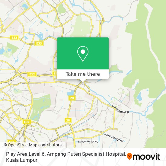 Play Area Level 6, Ampang Puteri Specialist Hospital map