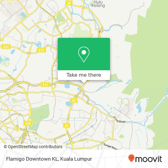 Flamigo Downtown KL map