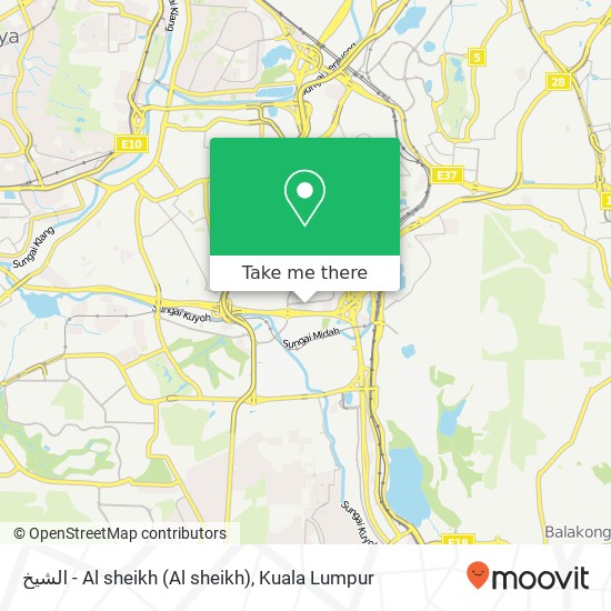 Peta الشيخ - Al sheikh