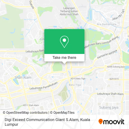 Digi Exceed Communication Giant S.Alam map