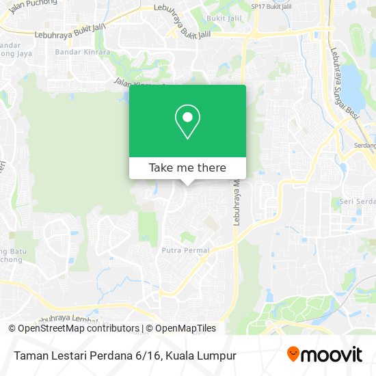 Taman Lestari Perdana 6/16 map