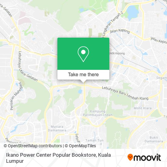 Ikano Power Center Popular Bookstore map