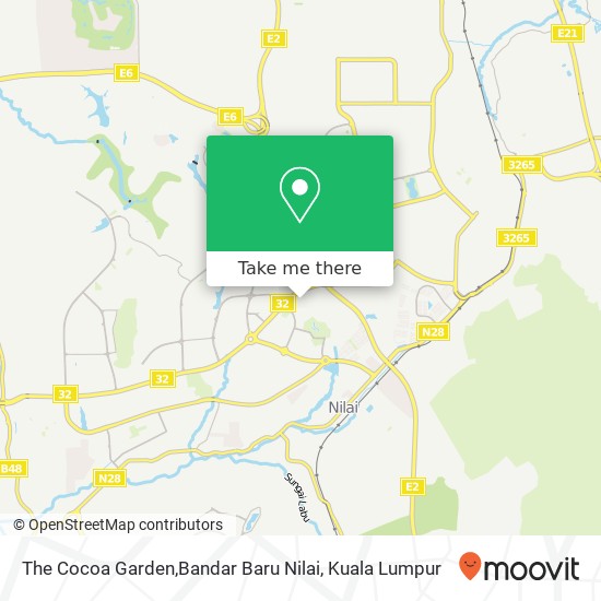 The Cocoa Garden,Bandar Baru Nilai map