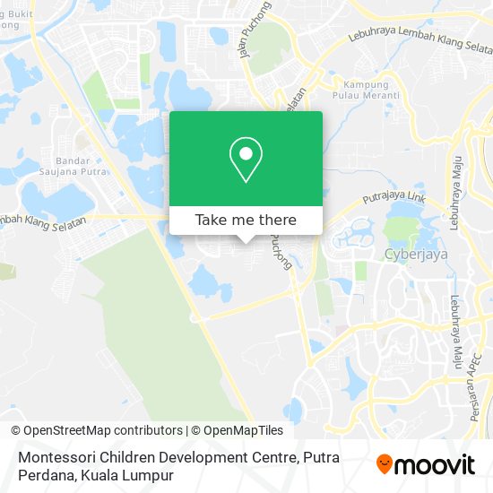 Montessori Children Development Centre, Putra Perdana map