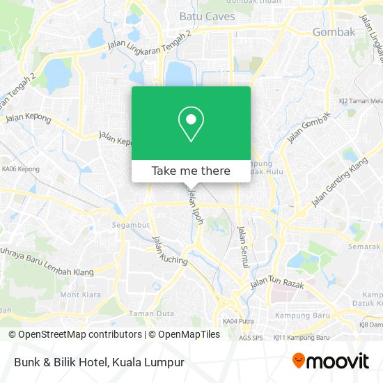 Bunk & Bilik Hotel map