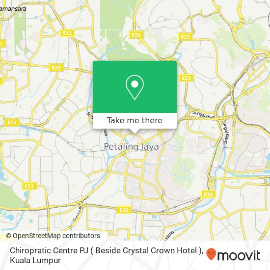 Chiropratic Centre PJ ( Beside Crystal Crown Hotel ) map