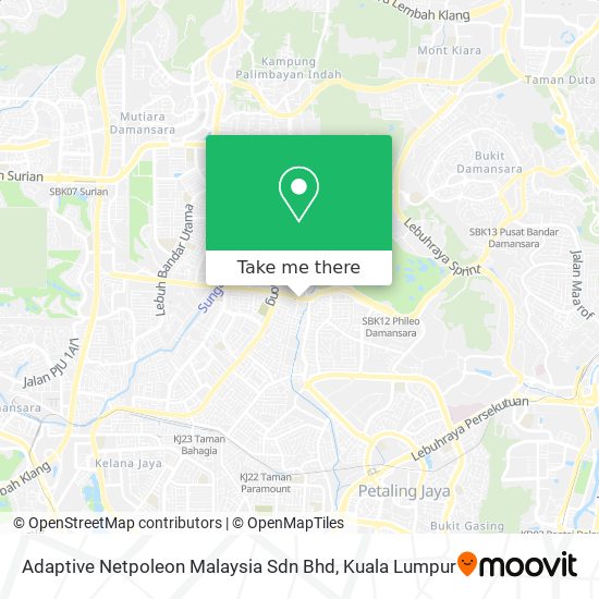 Adaptive Netpoleon Malaysia Sdn Bhd map