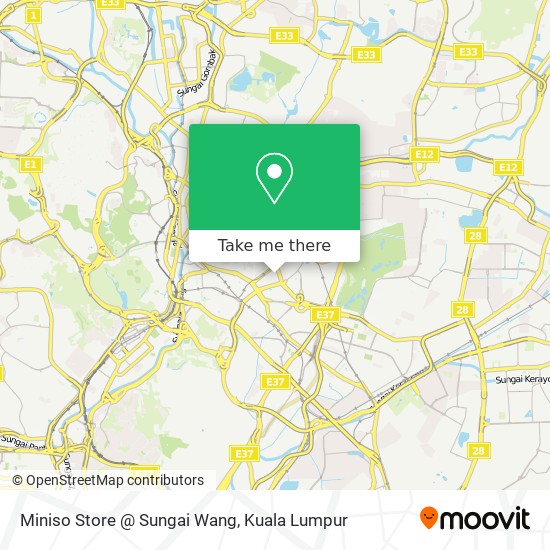 Peta Miniso Store @ Sungai Wang