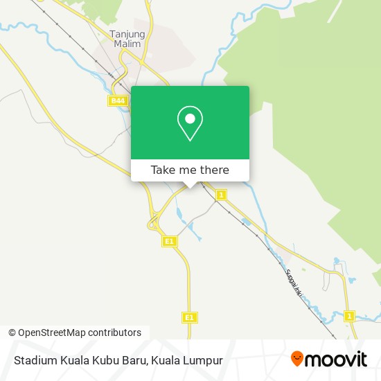 Stadium Kuala Kubu Baru map
