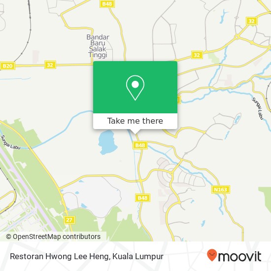 Peta Restoran Hwong Lee Heng