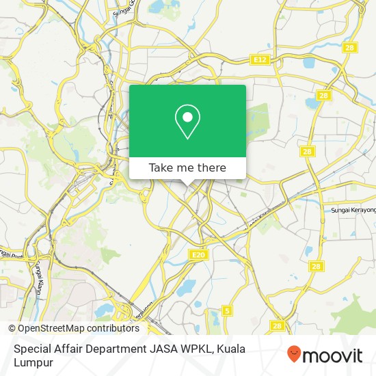 Special Affair Department JASA WPKL map