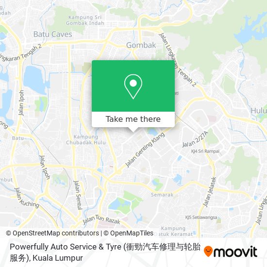 Powerfully Auto Service & Tyre (衝勁汽车修理与轮胎服务) map