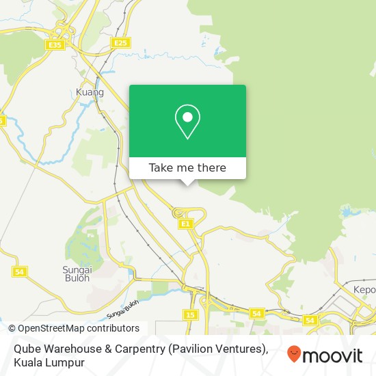 Qube Warehouse & Carpentry (Pavilion Ventures) map