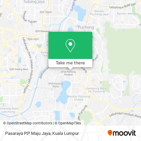 Pasaraya P.P Maju Jaya map