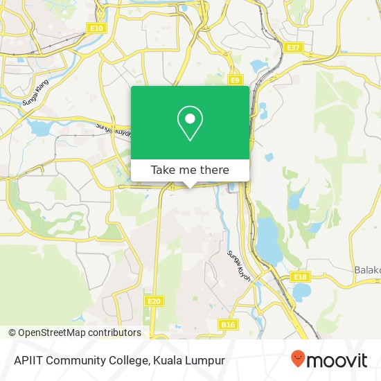 APIIT Community College map