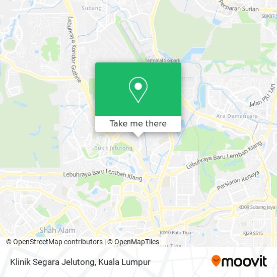 Klinik Segara Jelutong map