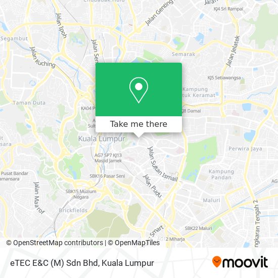 eTEC E&C (M) Sdn Bhd map