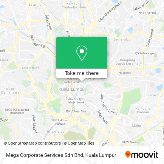 Mega Corporate Services Sdn Bhd map