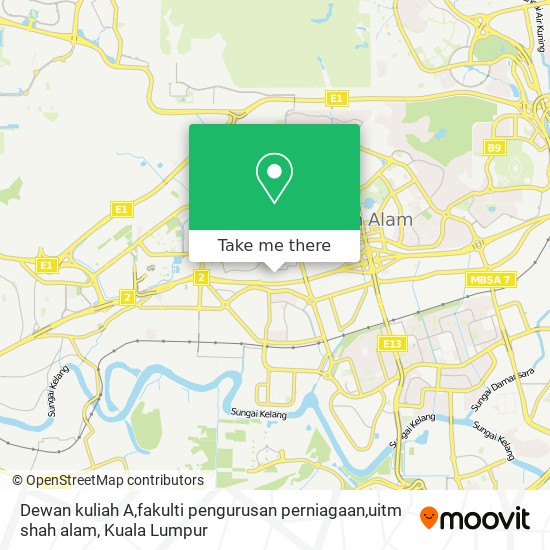 Dewan kuliah A,fakulti pengurusan perniagaan,uitm shah alam map