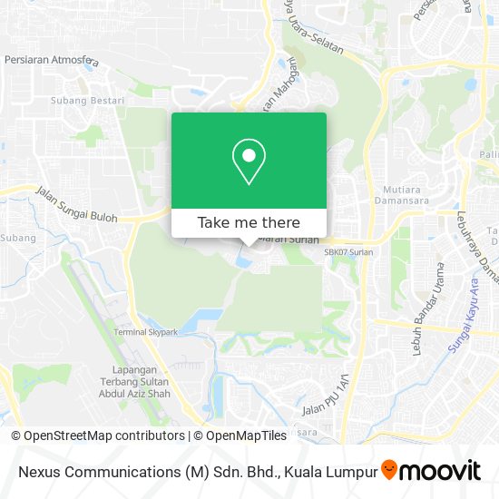 Nexus Communications (M) Sdn. Bhd. map