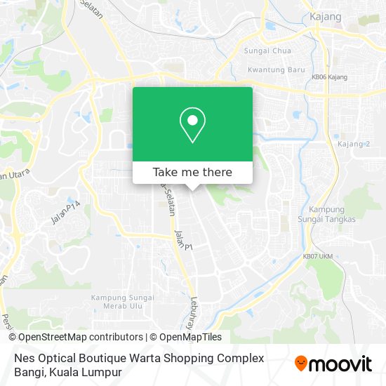 Nes Optical Boutique Warta Shopping Complex Bangi map