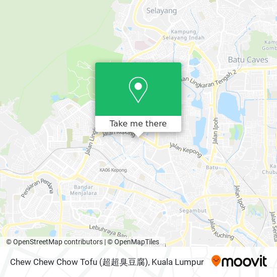 Chew Chew Chow Tofu (超超臭豆腐) map