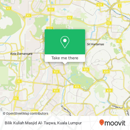 Bilik Kuliah Masjid Al- Taqwa map