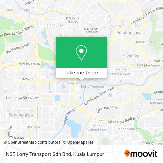 NSE Lorry Transport Sdn Bhd map