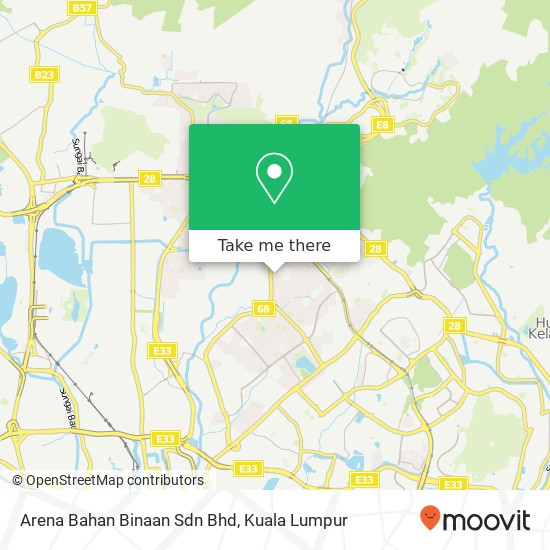 Arena Bahan Binaan Sdn Bhd map