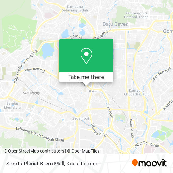 Sports Planet Brem Mall map