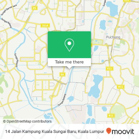 14 Jalan Kampung Kuala Sungai Baru map
