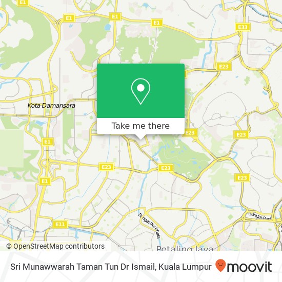 Peta Sri Munawwarah Taman Tun Dr Ismail