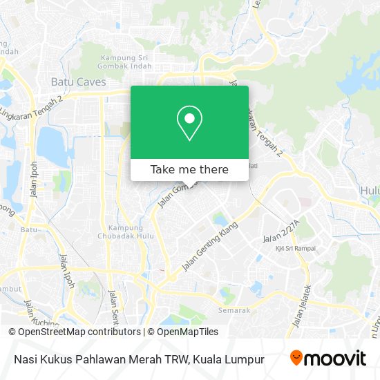 Nasi Kukus Pahlawan Merah TRW map