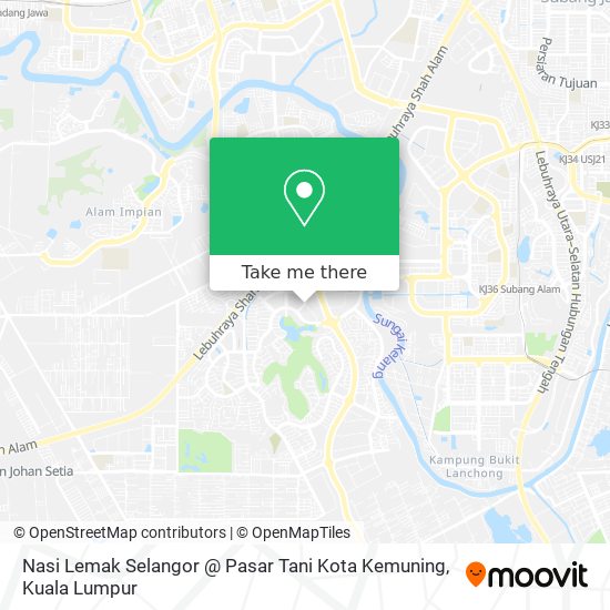 Peta Nasi Lemak Selangor @ Pasar Tani Kota Kemuning
