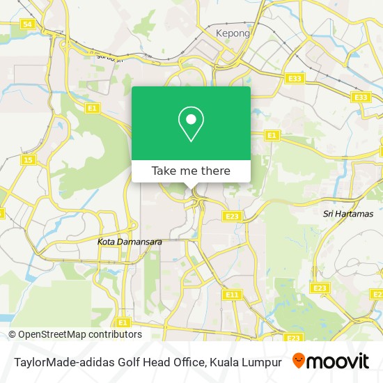 TaylorMade-adidas Golf Head Office map