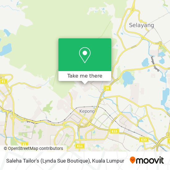 Saleha Tailor's (Lynda Sue Boutique) map