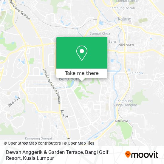 Dewan Anggerik & Garden Terrace, Bangi Golf Resort map