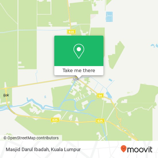 Masjid Darul Ibadah map