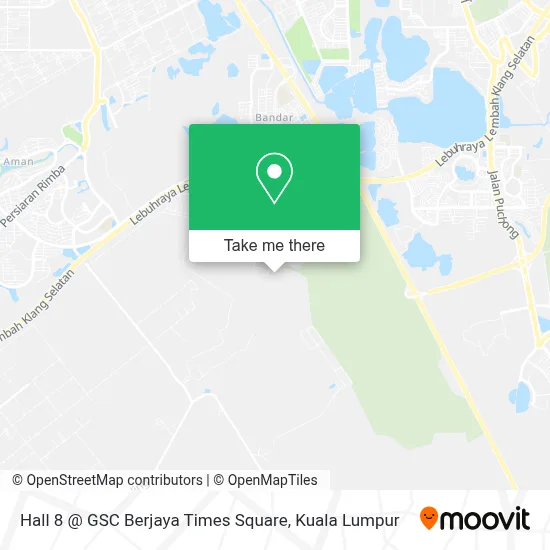 Peta Hall 8 @ GSC Berjaya Times Square