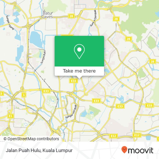 Jalan Puah Hulu map