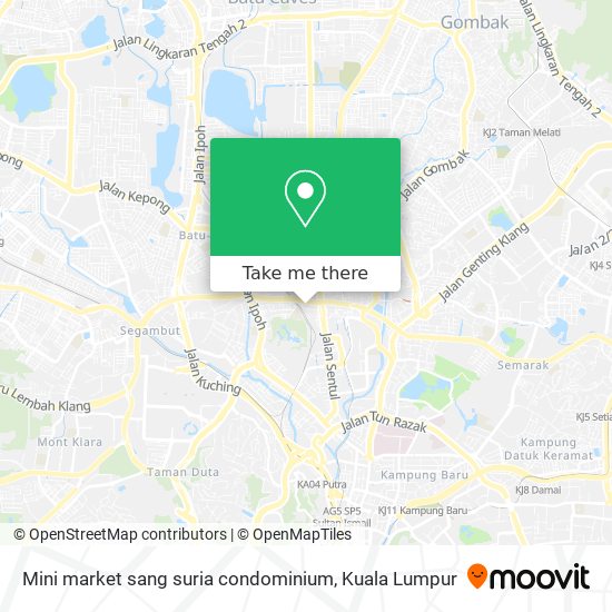 Mini market sang suria condominium map