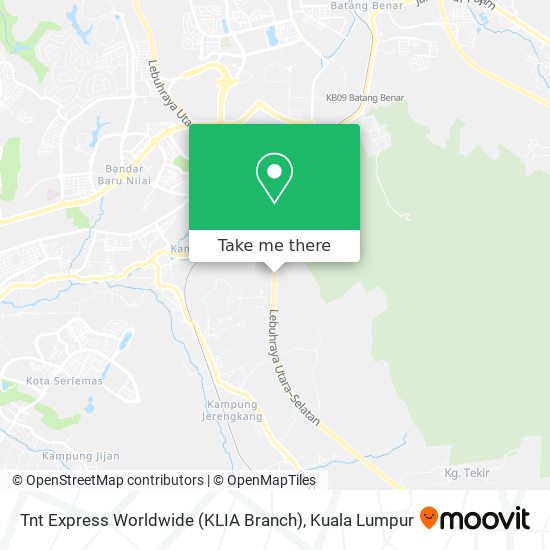 Tnt Express Worldwide (KLIA Branch) map
