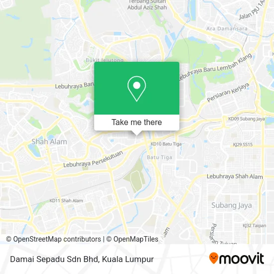 Damai Sepadu Sdn Bhd map