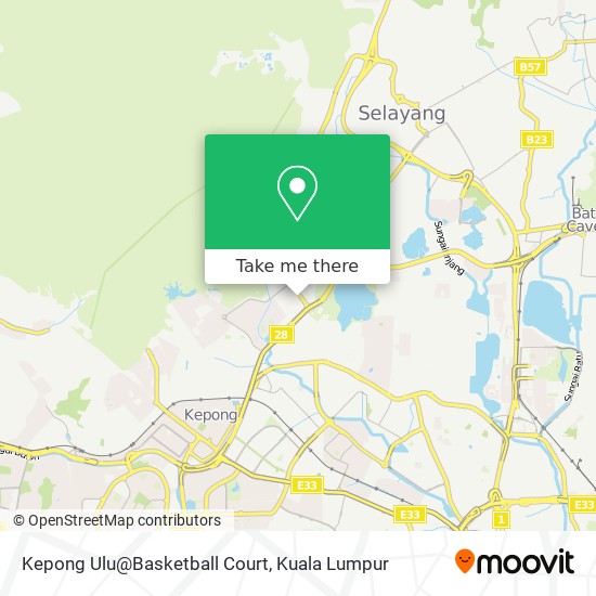 Kepong Ulu@Basketball Court map