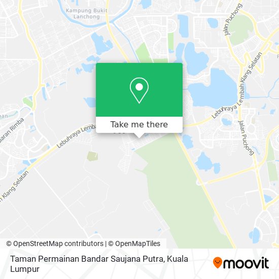 Taman Permainan Bandar Saujana Putra map