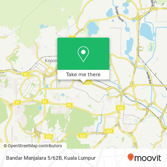 Peta Bandar Manjalara 5/62B