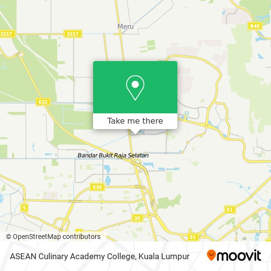 Peta ASEAN Culinary Academy College